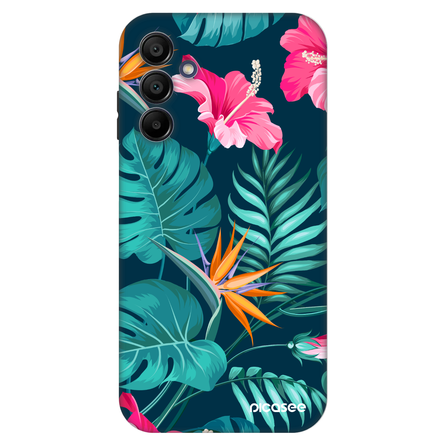 Picasee Fashion Case pro Samsung Galaxy A15 A155F 4G - Pink Monstera