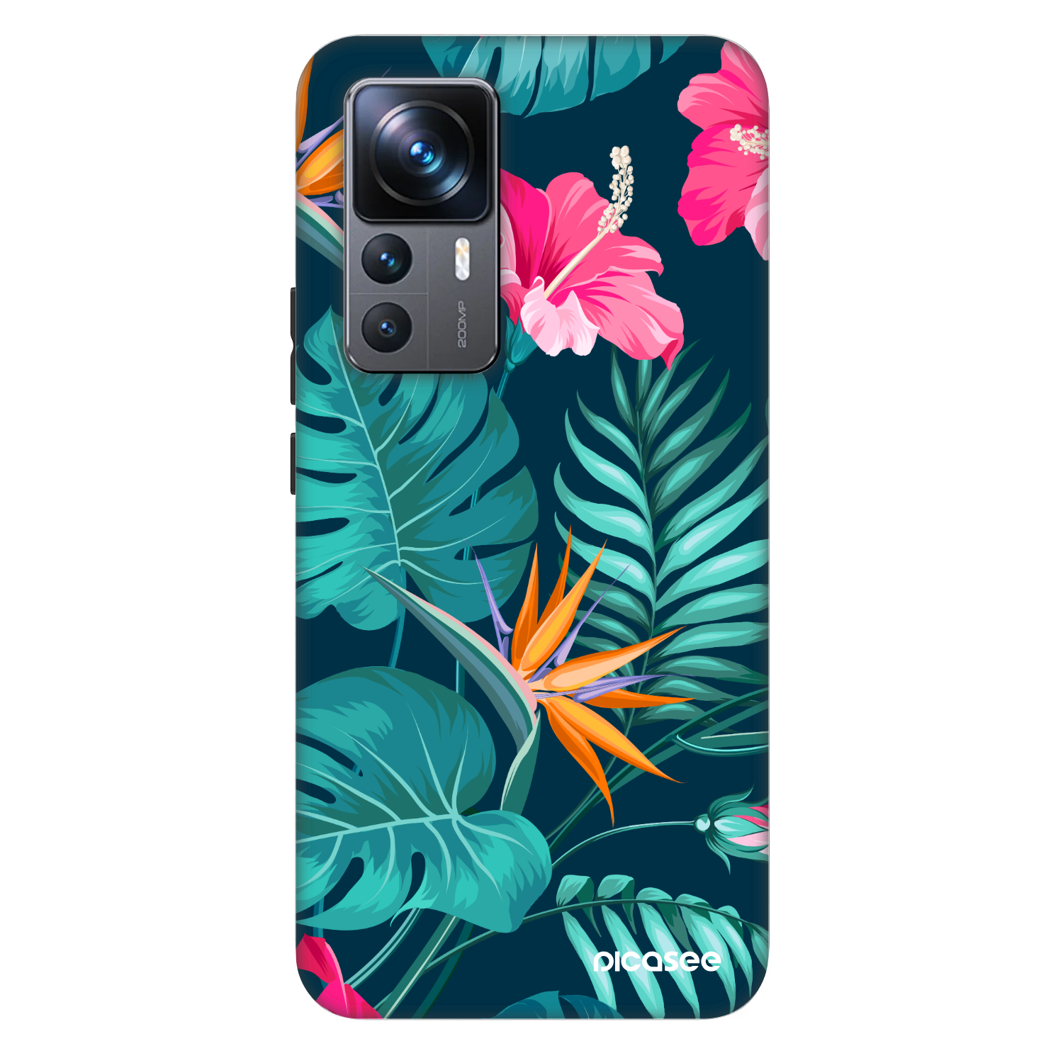 Picasee Fashion Case pro Xiaomi 12T - Pink Monstera