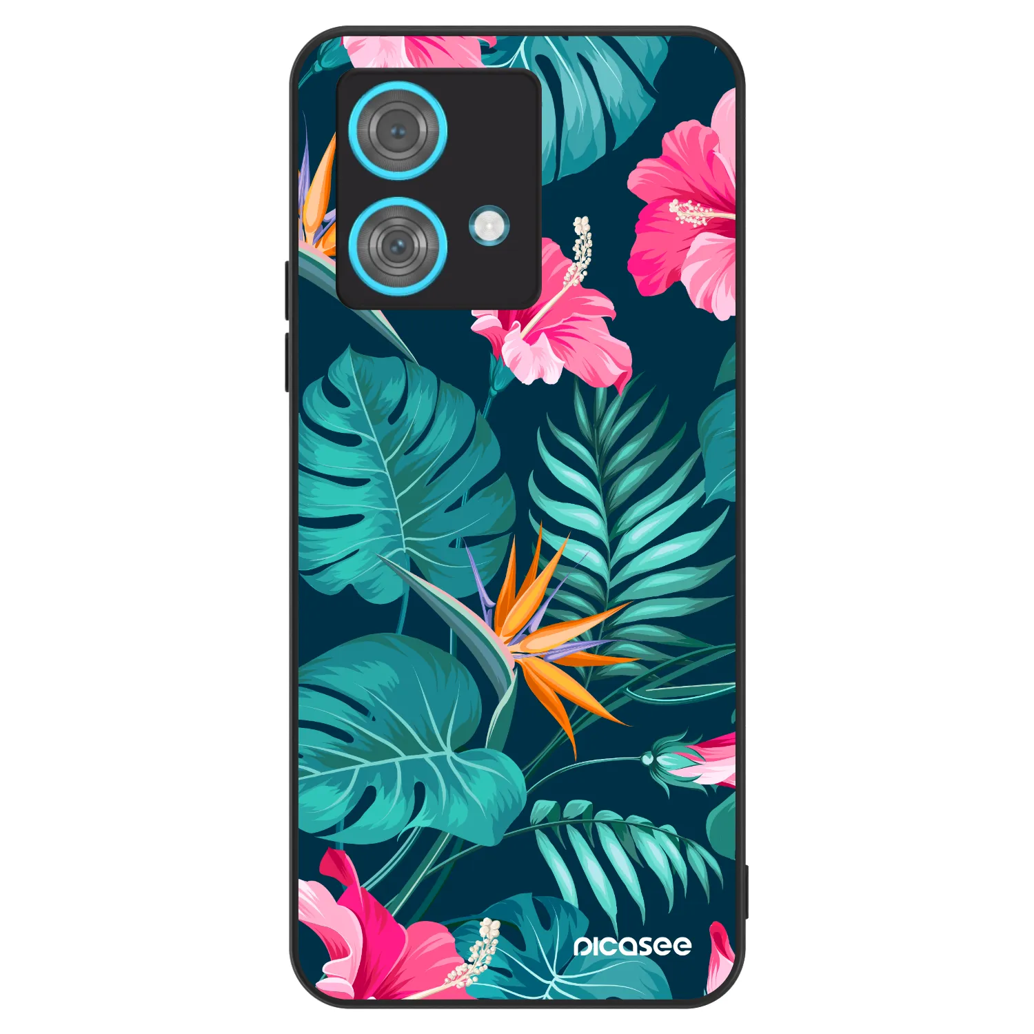 Picasee ULTIMATE CASE pro Motorola Edge 40 Neo - Pink Monstera
