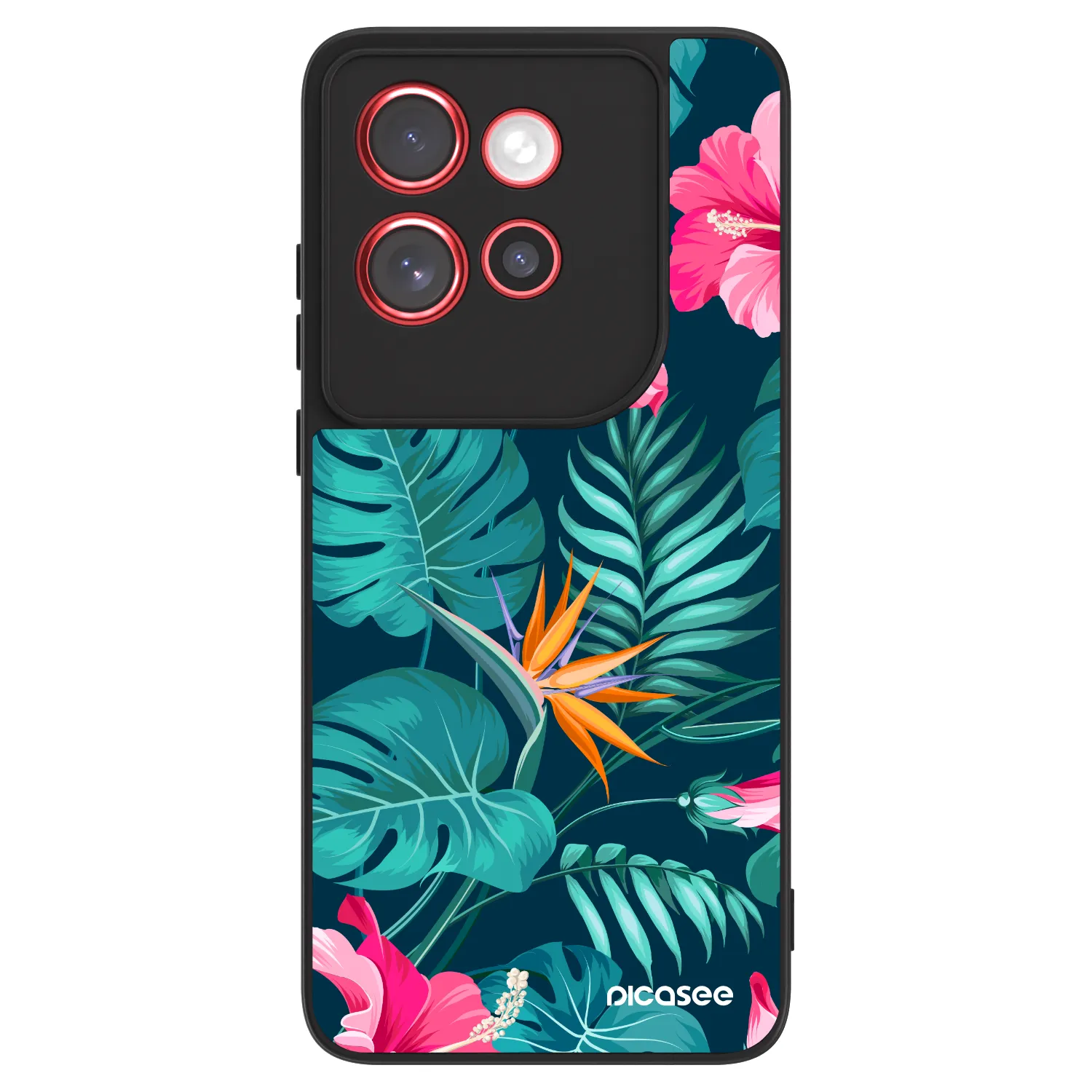 Picasee ULTIMATE CASE pro Motorola Edge 60 Neo 5G - Pink Monstera