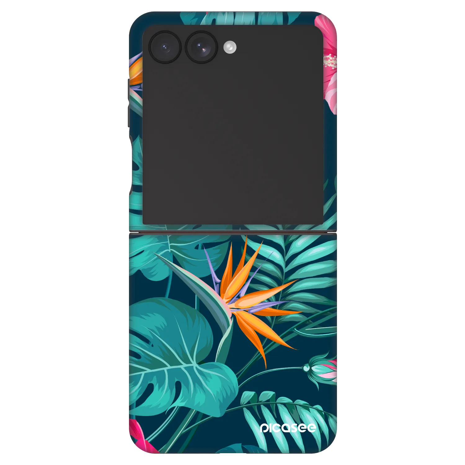 Picasee Fashion Case pro Samsung Galaxy Z Flip7 5G - Pink Monstera