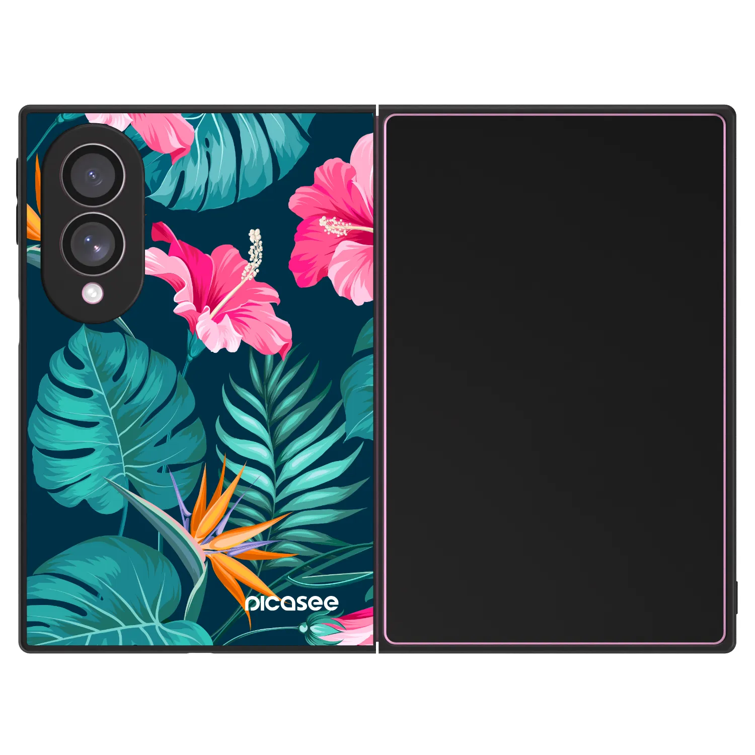 Picasee ULTIMATE CASE pro Samsung Galaxy Z Fold8 5G - Pink Monstera