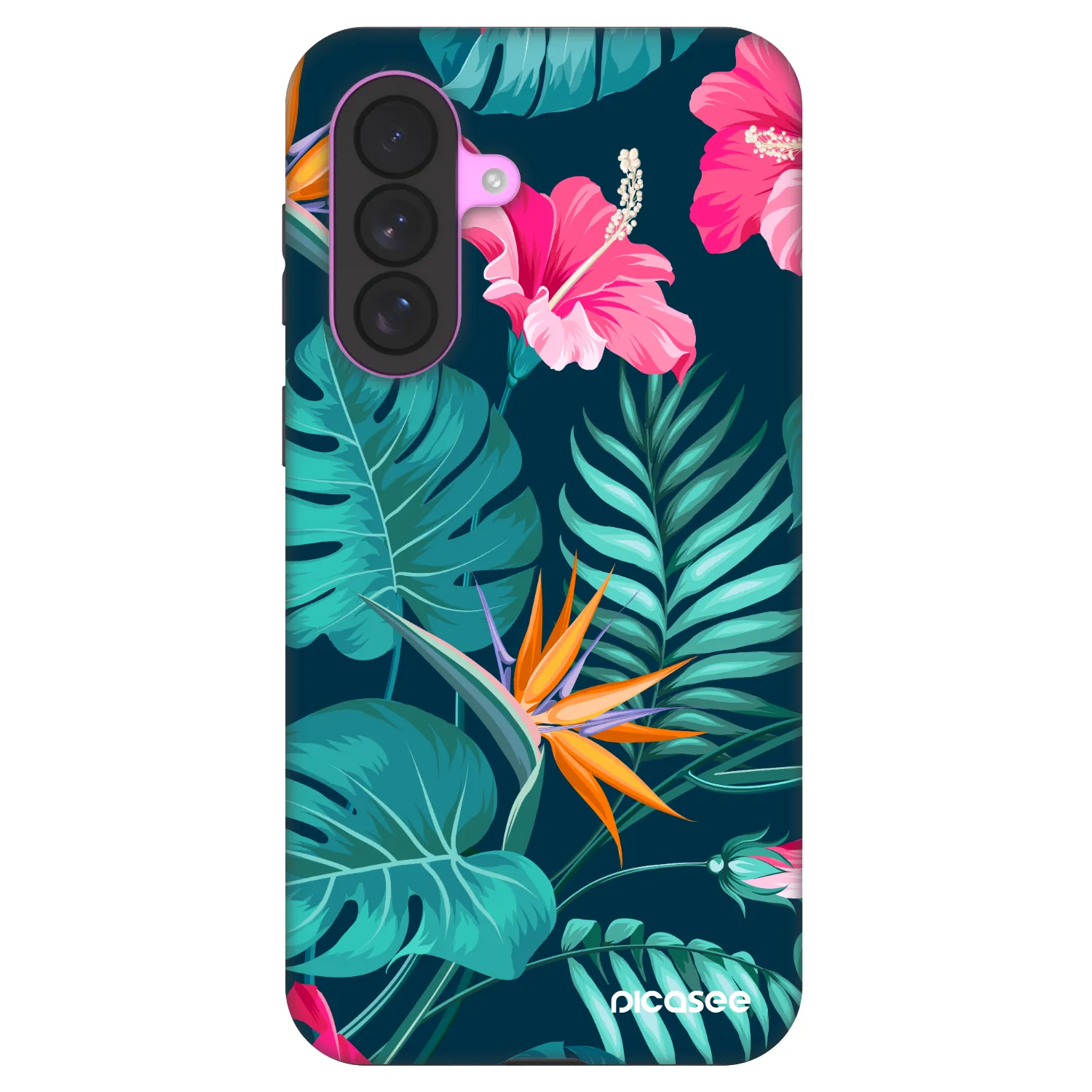 Picasee Fashion Case pro Samsung Galaxy A37 - Pink Monstera