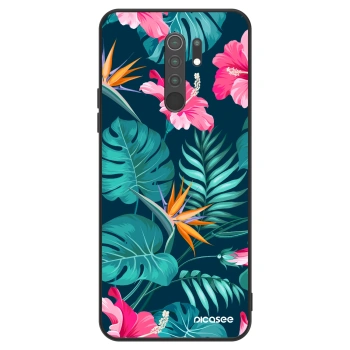 Obal pro Xiaomi Redmi 9 - Pink Monstera