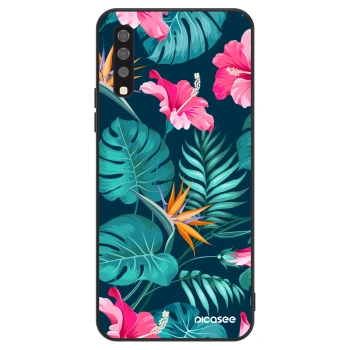 Obal pro Samsung Galaxy A70 A705F - Pink Monstera