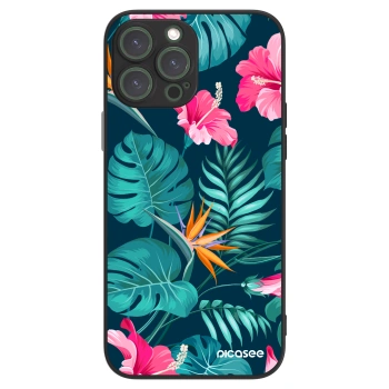Picasee ULTIMATE CASE pro Apple iPhone 13 Pro Max - Pink Monstera
