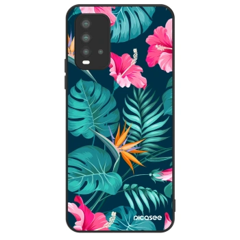 Obal pro Xiaomi Redmi 9T - Pink Monstera