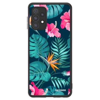 Picasee ULTIMATE CASE pro Samsung Galaxy A32 5G A326B - Pink Monstera