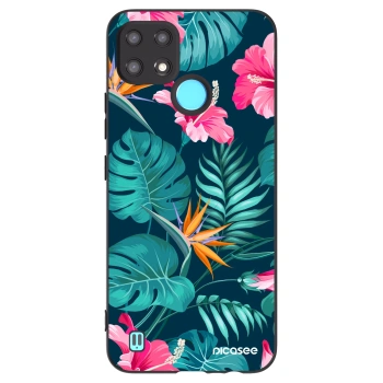 Obal pro Realme C21 - Pink Monstera