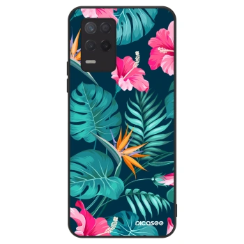 Obal pro Realme 8 5G - Pink Monstera