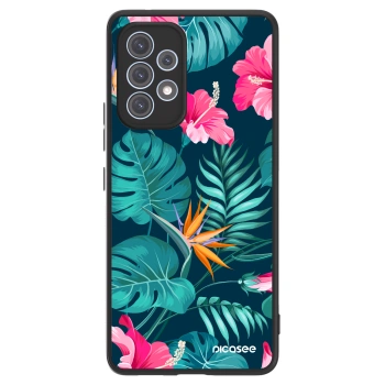 Picasee ULTIMATE CASE pro Samsung Galaxy A53 5G A536 - Pink Monstera