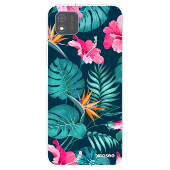 Picasee silikonový průhledný obal pro Realme C11 (2021) - Pink Monstera