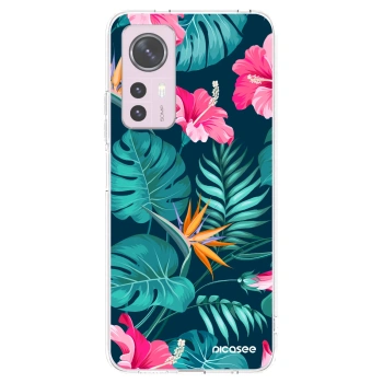 Picasee silikonový průhledný obal pro Xiaomi 12 - Pink Monstera