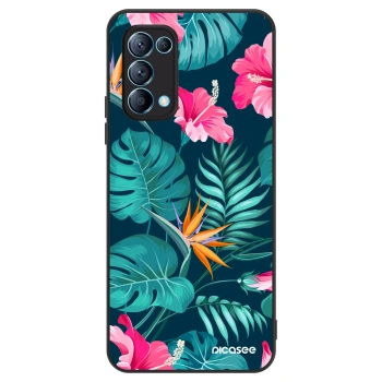 Obal pro OPPO Reno 5 5G - Pink Monstera