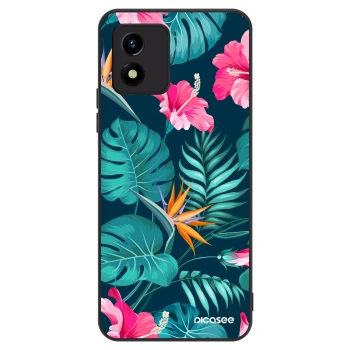 Obal pro Vivo Y01 - Pink Monstera