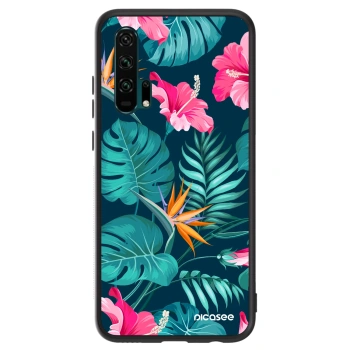 Obal pro Honor 20 Pro - Pink Monstera