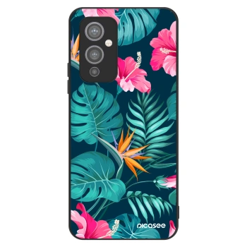 Obal pro OnePlus 9 - Pink Monstera