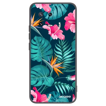 Picasee silikonový černý obal pro Xiaomi 13 Pro - Pink Monstera