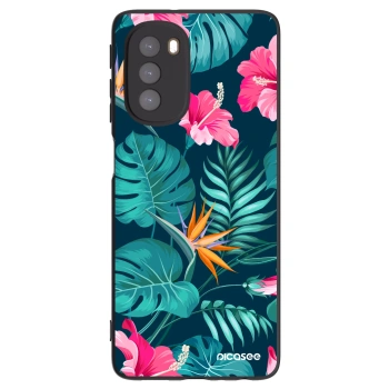 Obal pro Motorola Moto G51 - Pink Monstera