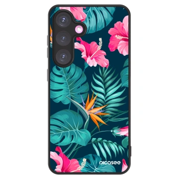 Picasee ULTIMATE CASE pro Samsung Galaxy S24+ S926B 5G - Pink Monstera
