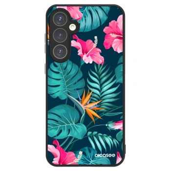 Picasee ULTIMATE CASE PowerShare pro Samsung Galaxy S23 FE S711B - Pink Monstera