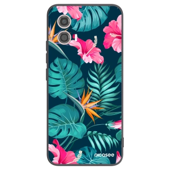Obal pro Motorola Moto G53 5G - Pink Monstera