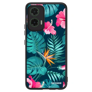 Obal pro Motorola Moto G35 5G - Pink Monstera