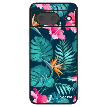 Obal pro Google Pixel 8a - Pink Monstera