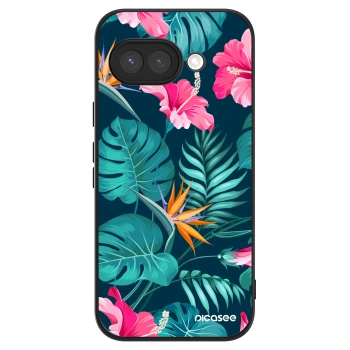 Obal pro Google Pixel 9a - Pink Monstera