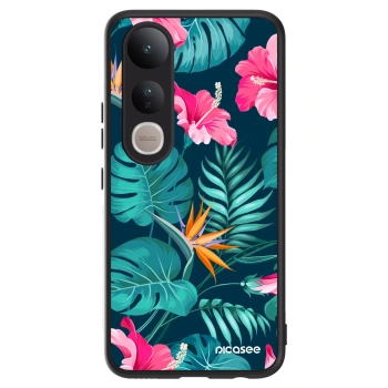 Obal pro Vivo V50 Lite 5G - Pink Monstera