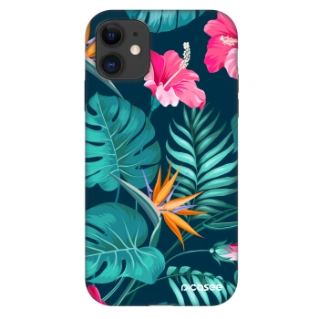 Obal pro Apple iPhone 11 - Pink Monstera
