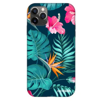 Obal pro Apple iPhone 11 Pro - Pink Monstera