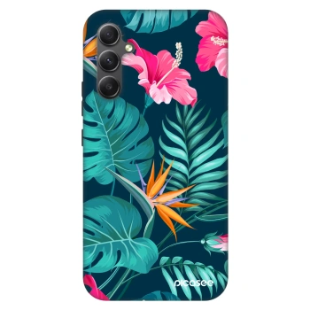 Obal pro Samsung Galaxy A34 5G A346B - Pink Monstera