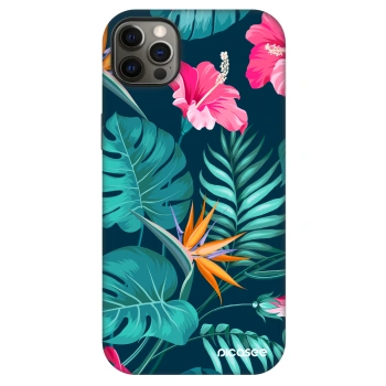 Obal pro Apple iPhone 12 Pro Max - Pink Monstera