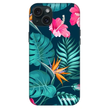 Obal pro Apple iPhone 15 Plus - Pink Monstera