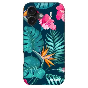 Obal pro Apple iPhone 16 - Pink Monstera