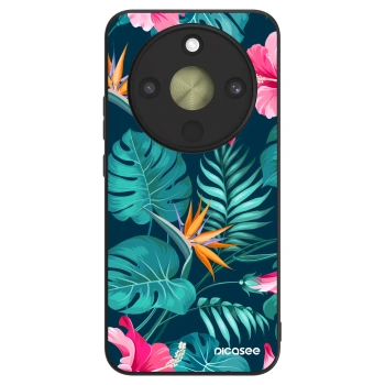 Obal pro Honor Magic8 Lite 5G - Pink Monstera