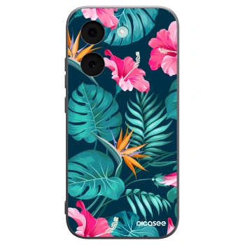 Picasee silikonový černý obal pro Xiaomi Poco X8 Pro - Pink Monstera