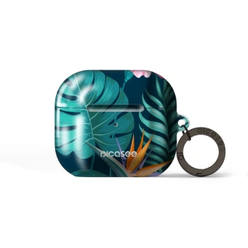 Obal pro Apple AirPods 3 - Pink Monstera