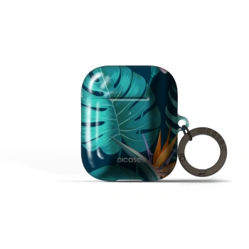 Obal pro Apple AirPods 2 - Pink Monstera