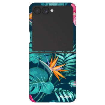 Picasee Fashion Case pro Samsung Galaxy Z Flip7 5G - Pink Monstera