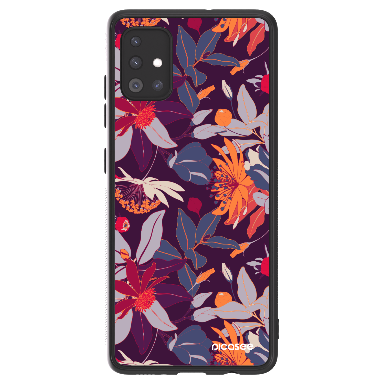 Picasee ULTIMATE CASE pro Samsung Galaxy A51 A515F - Purple Leaf