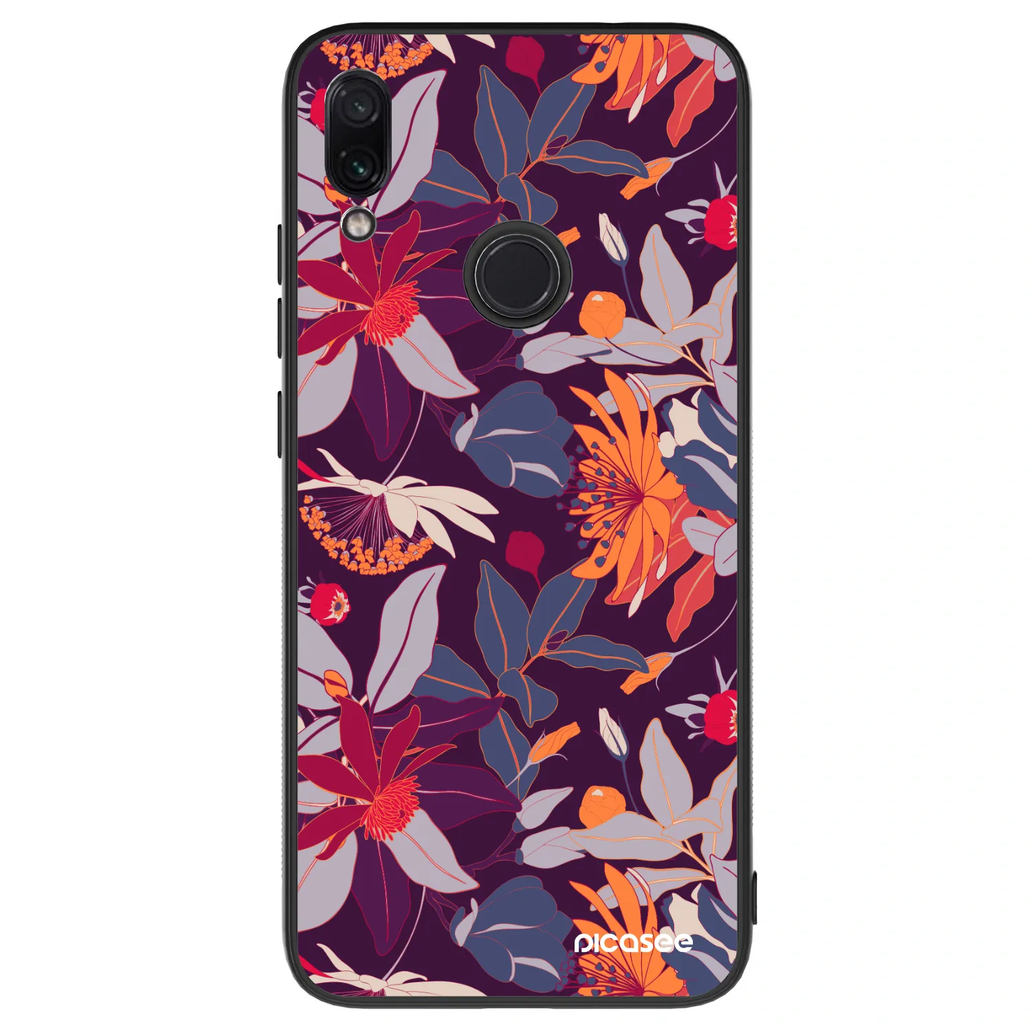 Picasee ULTIMATE CASE pro Xiaomi Redmi Note 7 - Purple Leaf