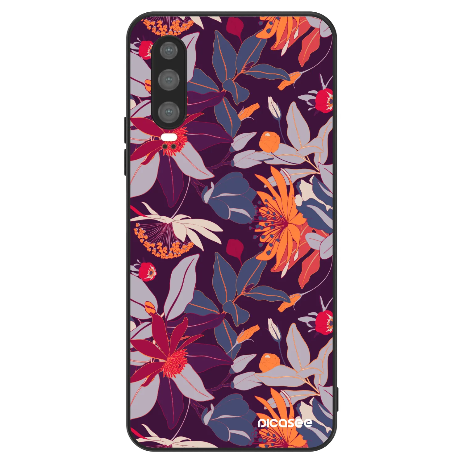 Picasee ULTIMATE CASE pro Huawei P30 - Purple Leaf