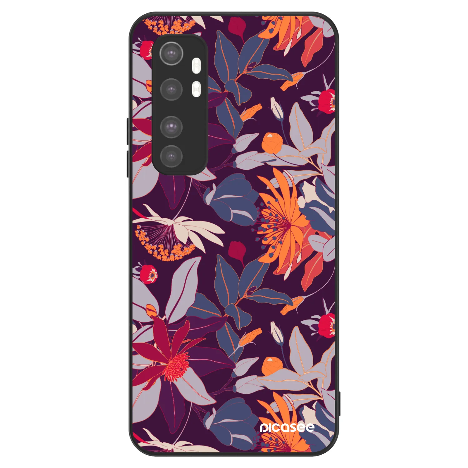 Picasee ULTIMATE CASE pro Xiaomi Mi Note 10 Lite - Purple Leaf