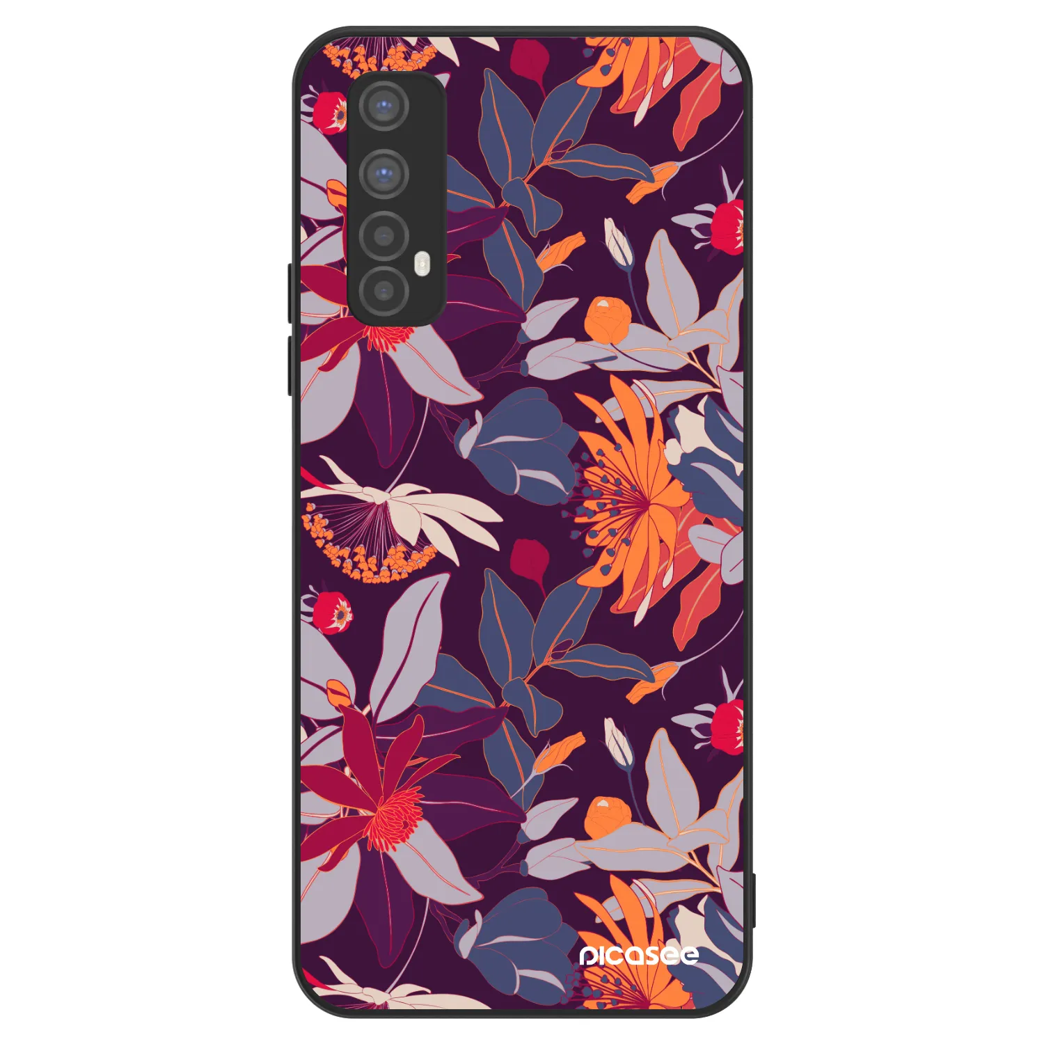 Picasee ULTIMATE CASE pro Realme 7 - Purple Leaf