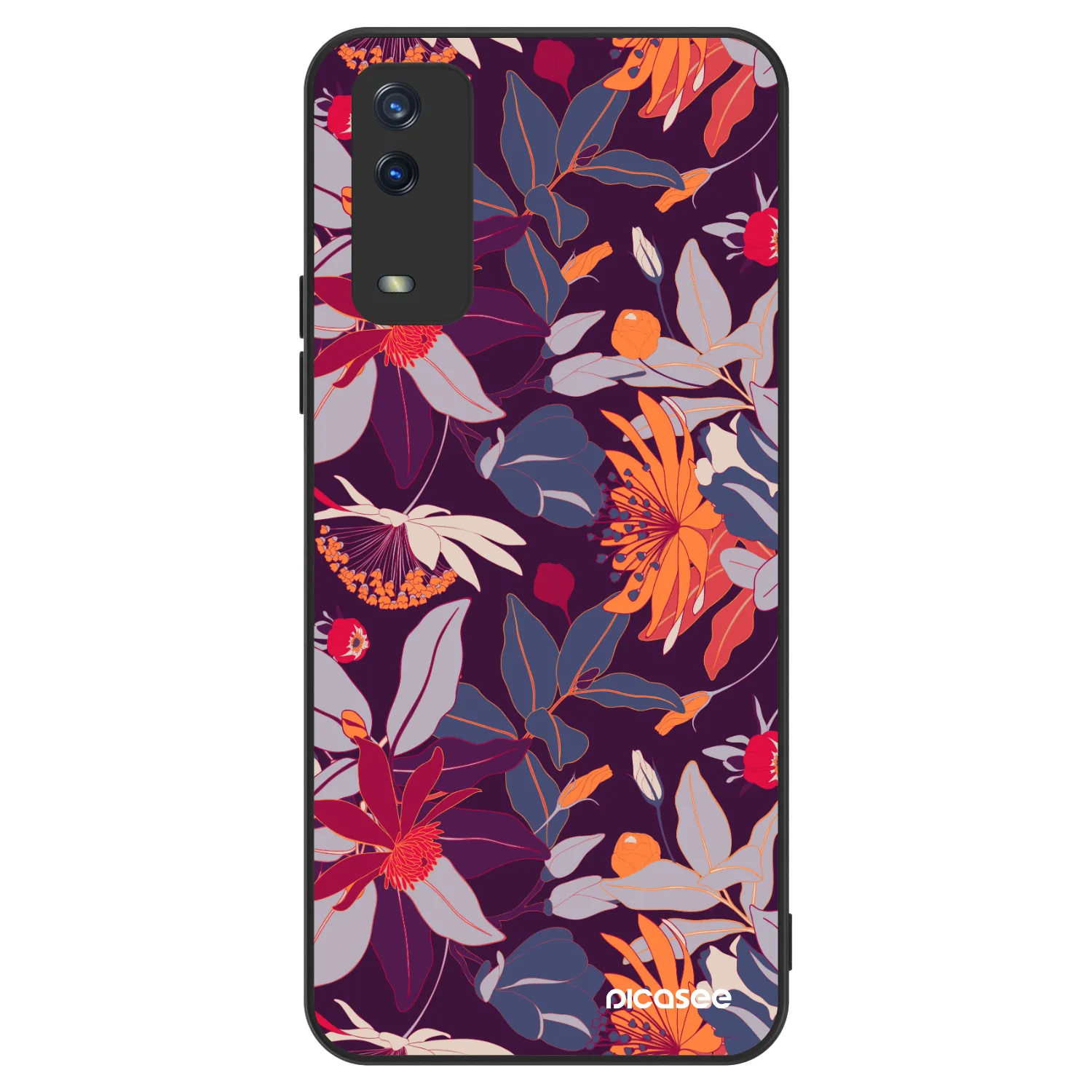 Picasee ULTIMATE CASE pro Vivo Y11s - Purple Leaf
