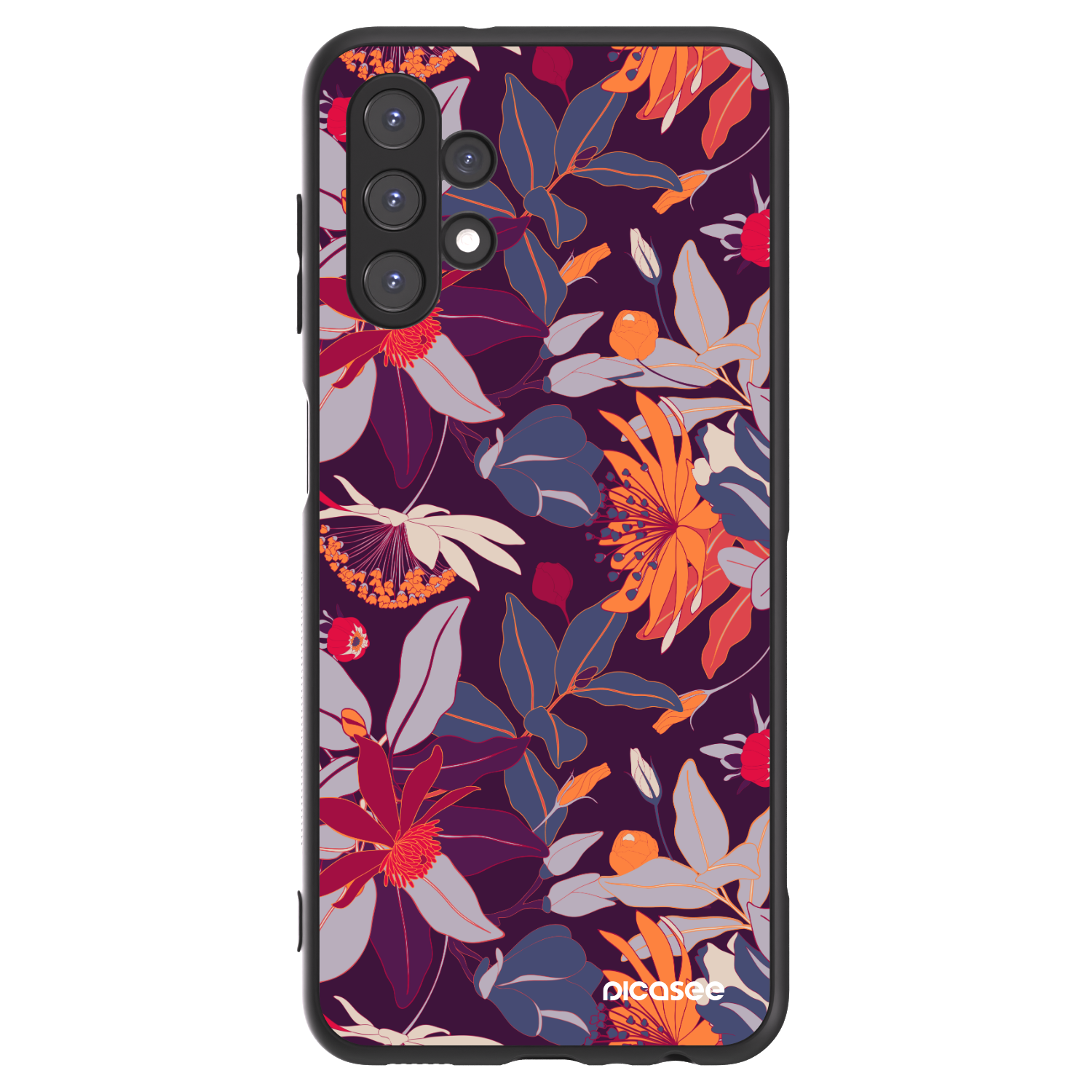 Picasee ULTIMATE CASE pro Samsung Galaxy A13 4G A135 - Purple Leaf