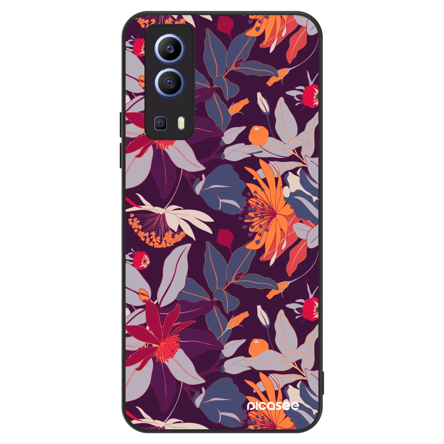 Picasee ULTIMATE CASE pro Vivo Y52 5G - Purple Leaf