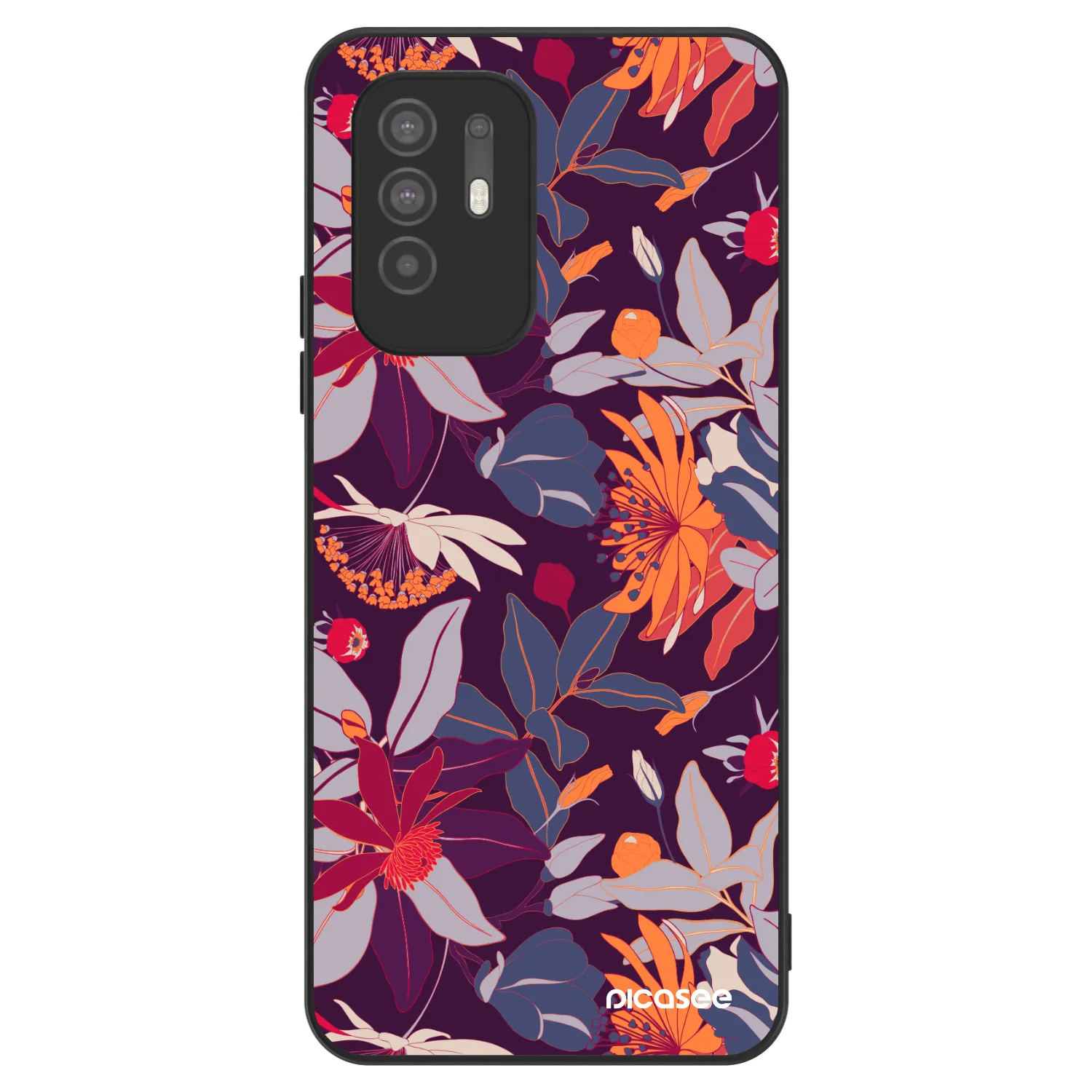Picasee ULTIMATE CASE pro OPPO A94 5G - Purple Leaf